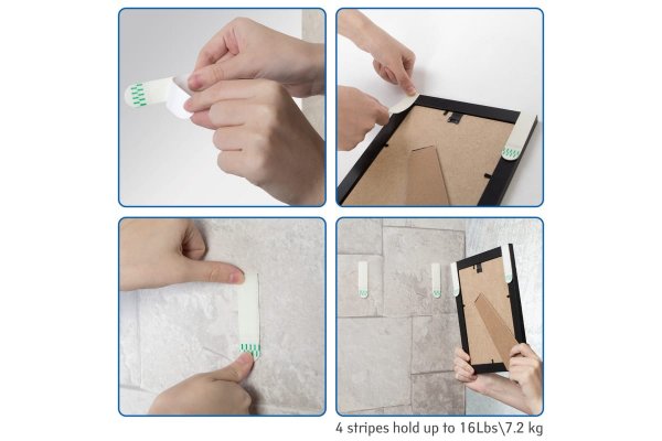 Крепеж для фоторамок на стену без сверления