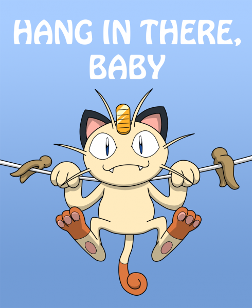 Hang in there плакат