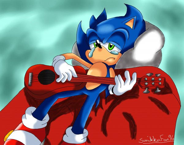 Соник Икс спит