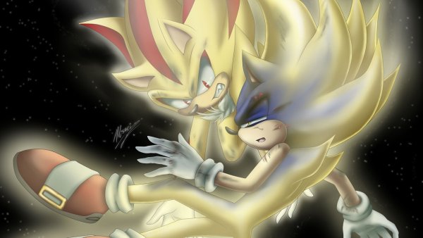 Шедоу Соник плачет