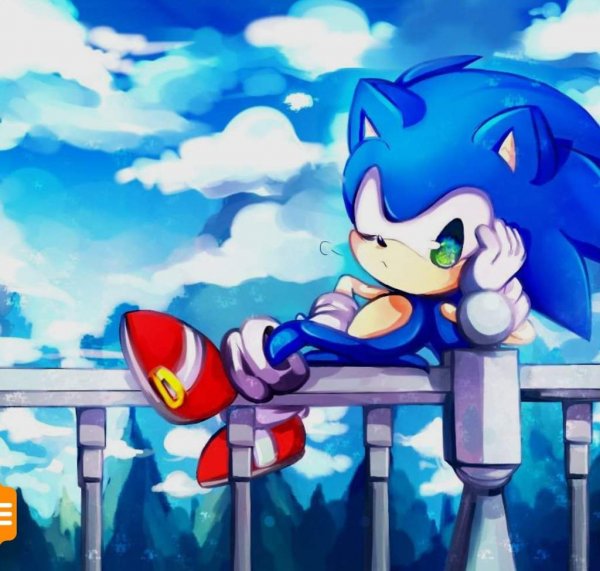 Классик Соник арт