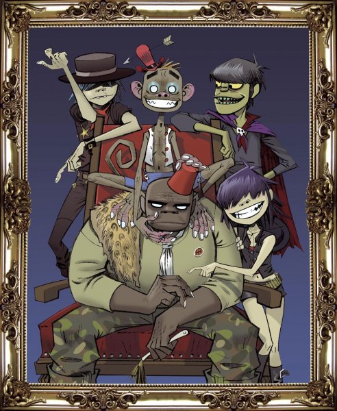 Группа Gorillaz персонажи