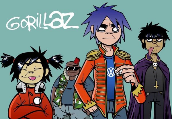 Группа Gorillaz персонажи
