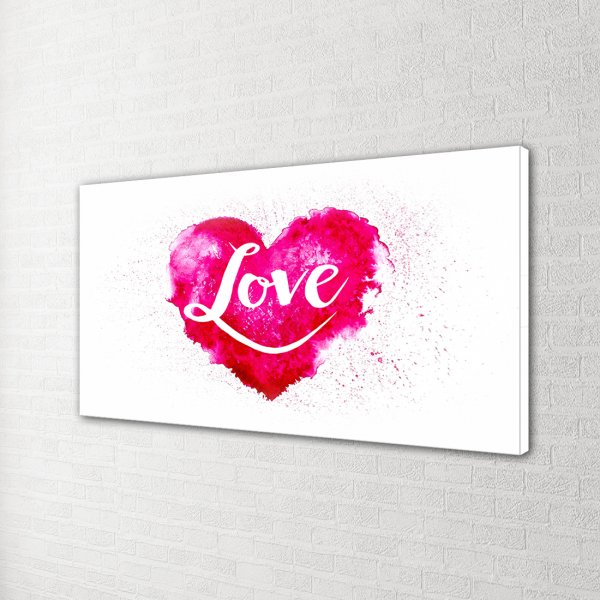 Плакат с сердечками