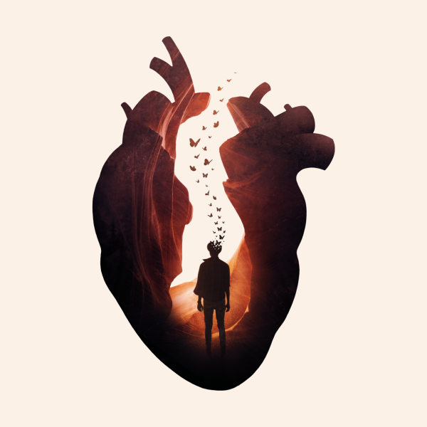 Плакат сердце