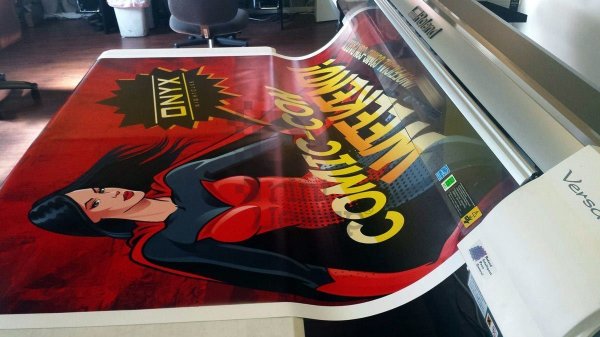 Широкоформатная печать на бумаге