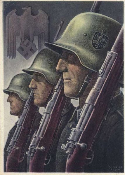 Немецкие плакаты времен второй мировой войны