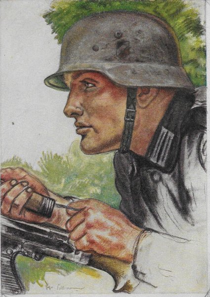 Солдат вермахта плакат