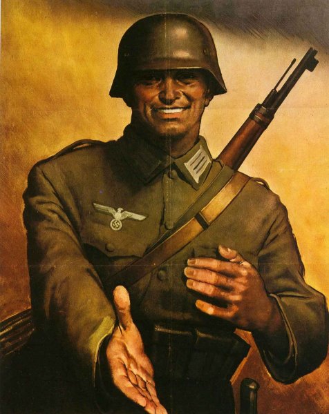 Немецкие агитационные плакаты второй мировой войны