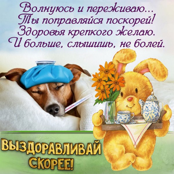 Скорейшего выздоровления открытка