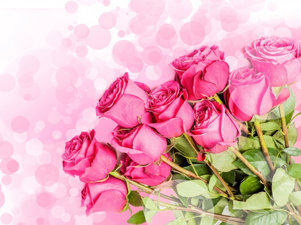 Красивый букет с благодарностью