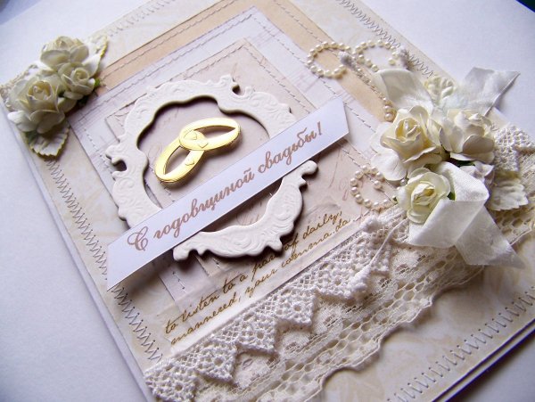 Свадебные открытки Скрапбукинг