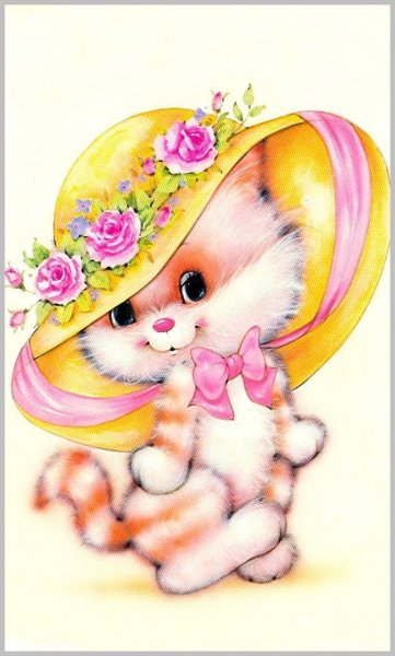 Милая открытка