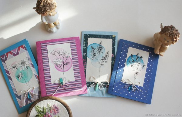 Идеи для рисования открыток