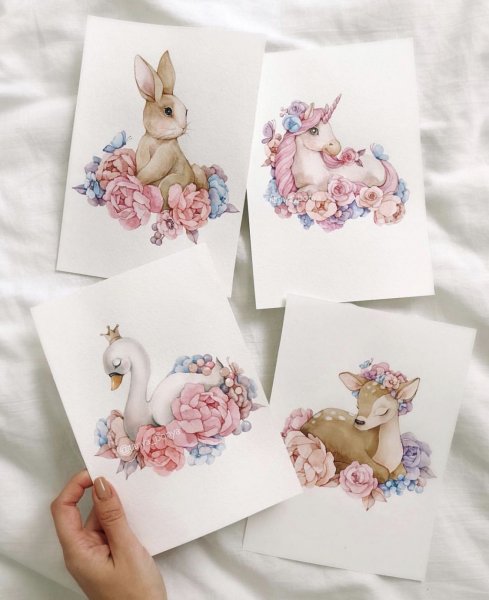 Милая открытка