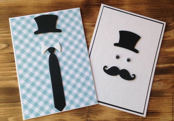 Открытка парню своими руками