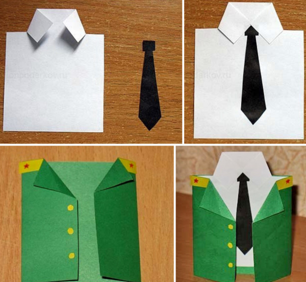 Подарок для папы рубашка с галстуком