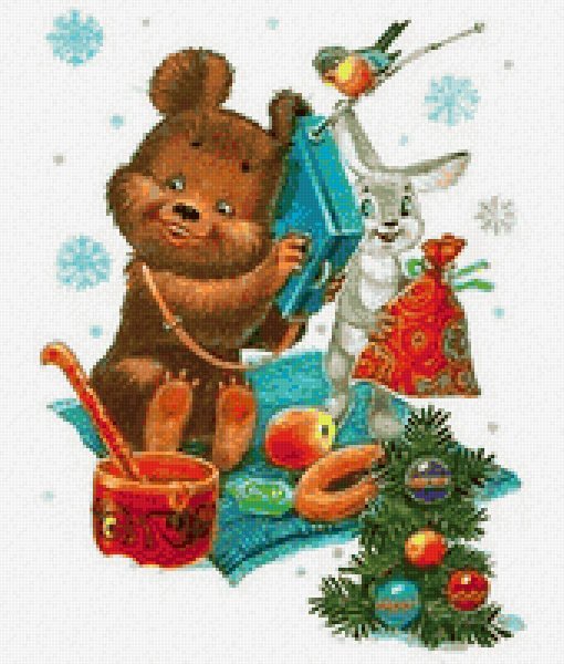 Новогодние открытки старые советские Зарубина