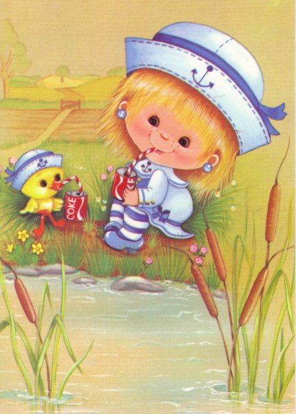 Детские открытки