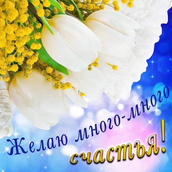 Открытка с пожеланиеи сча