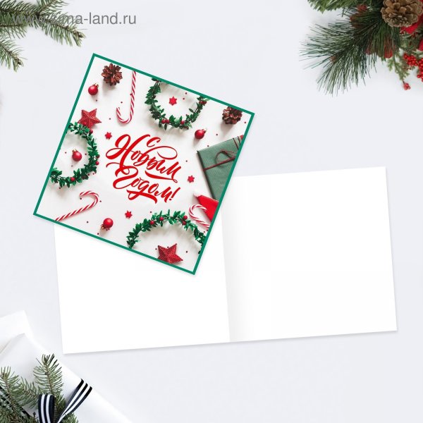 Новогодние мини открытки