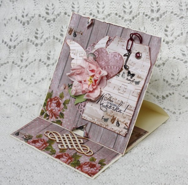 Открытка в технике Скрапбукинг