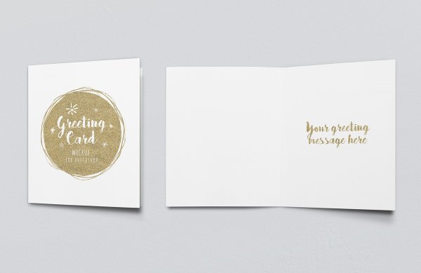 Mockup открытка