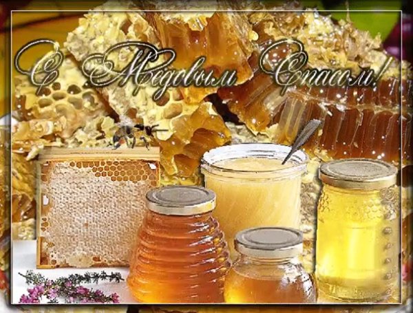 Открытки с медовым Спасом красивые