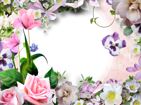 Рамка с цветочками