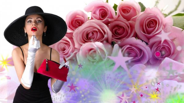 Ролик с праздником 8 марта