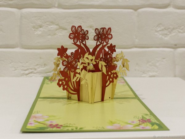 Красивые объемные открытки