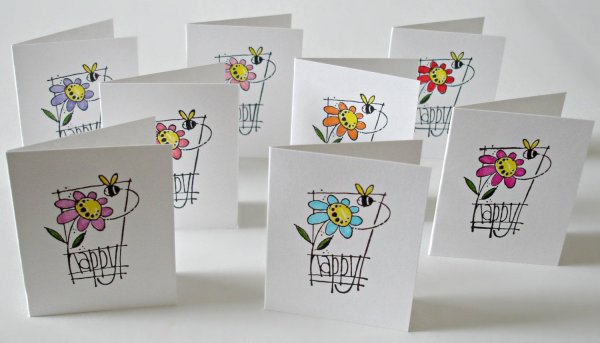 Набор маленьких открыток