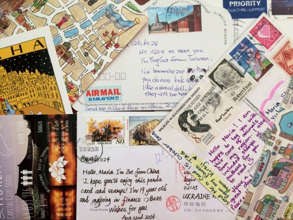 Украшение открыток посткроссинг