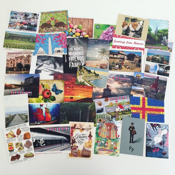 Почтовые открытки для посткроссинга