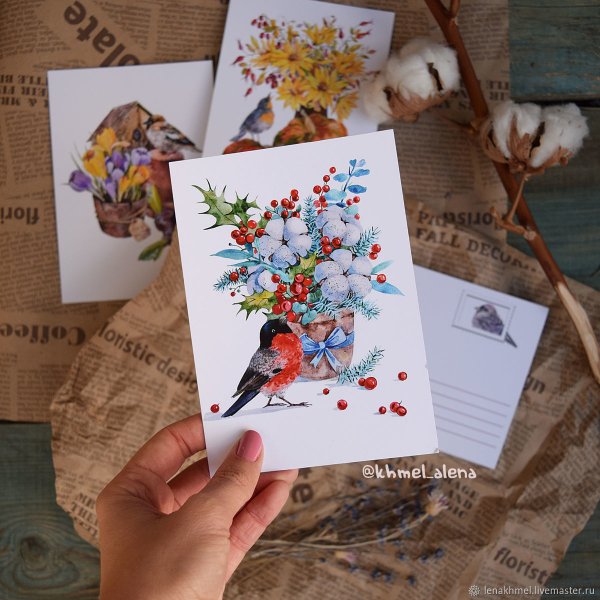 Набор открыток для посткроссинга