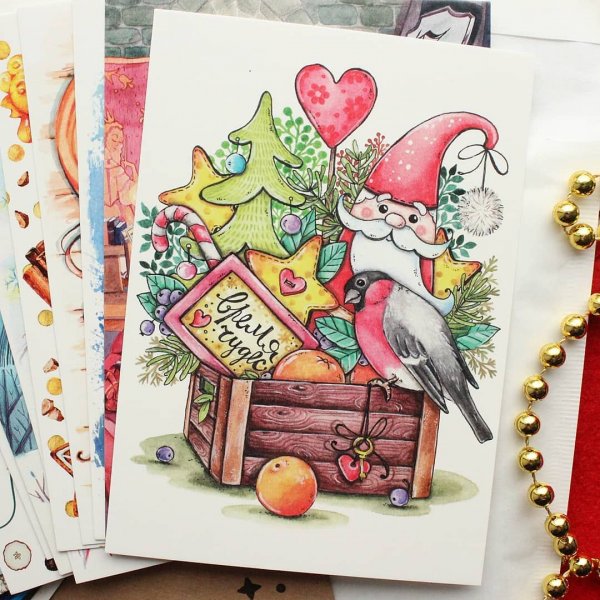 Коллекция открыток для посткроссинга