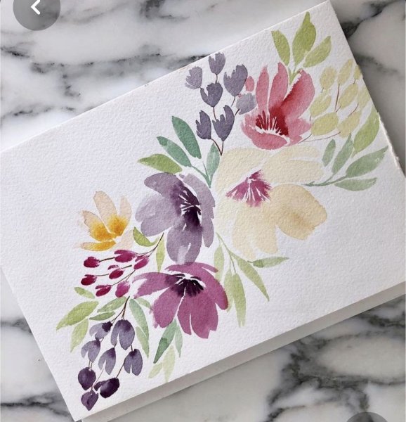 Открытки в акварельной технике