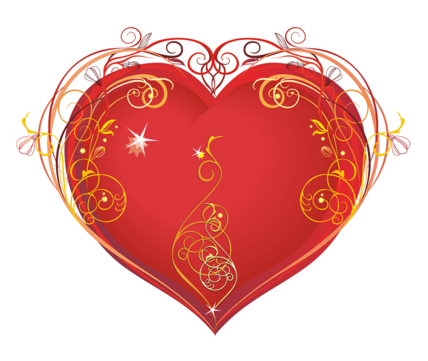 Сердце валентинка