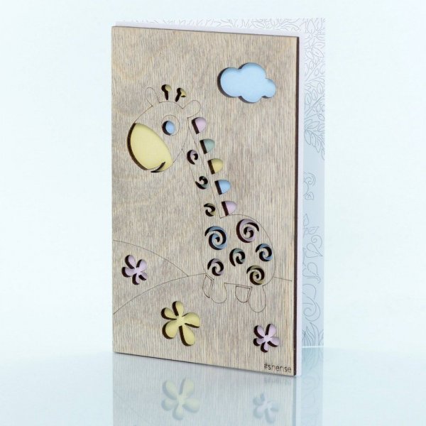 Деревянные открытки SHENSE
