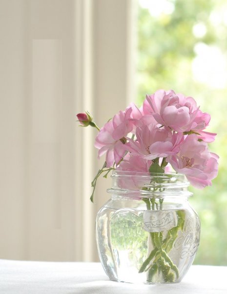 Цветочки в вазе