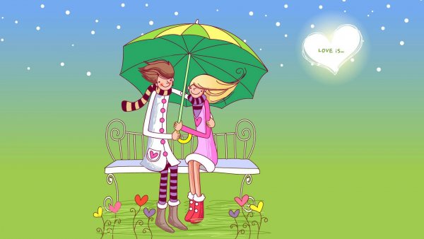 Весёлые картинки про любовь