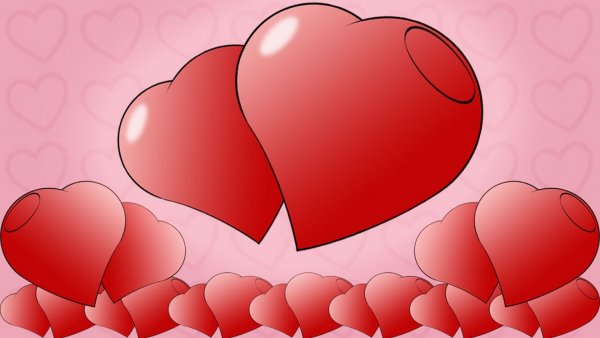 Открытки с сердечками