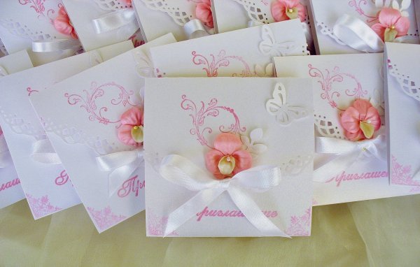 Свадебные приглашения своими руками