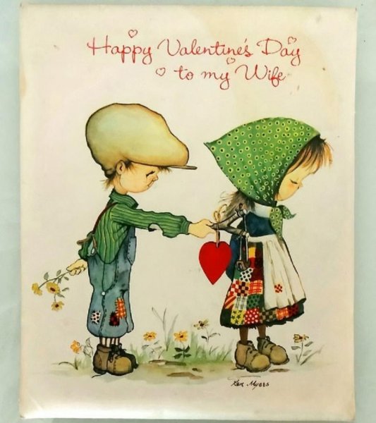 Любимая жена открытка