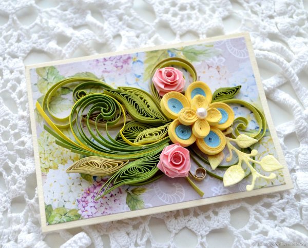 Открытки из квиллинга