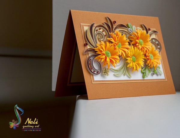 Открытки с Квиллингом