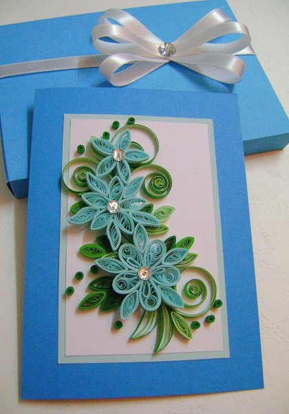 Подарок из квиллинга