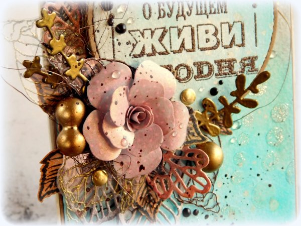 Цветочки для открытки