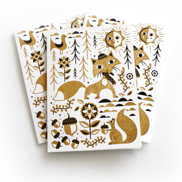 Стильный дизайн открытки