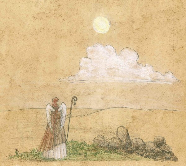 Путники в пустыне живопись